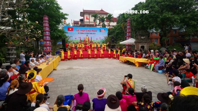 Lễ hội cầu mưa thuận gió hòa tại Hưng Yên